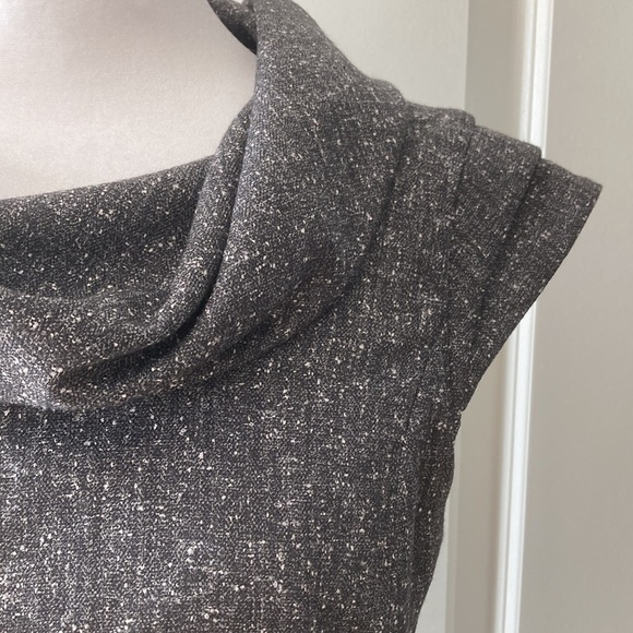 Saks Fifth Avenue BLACK Label 6 black gray bodycon dress - Picture 3 of 14